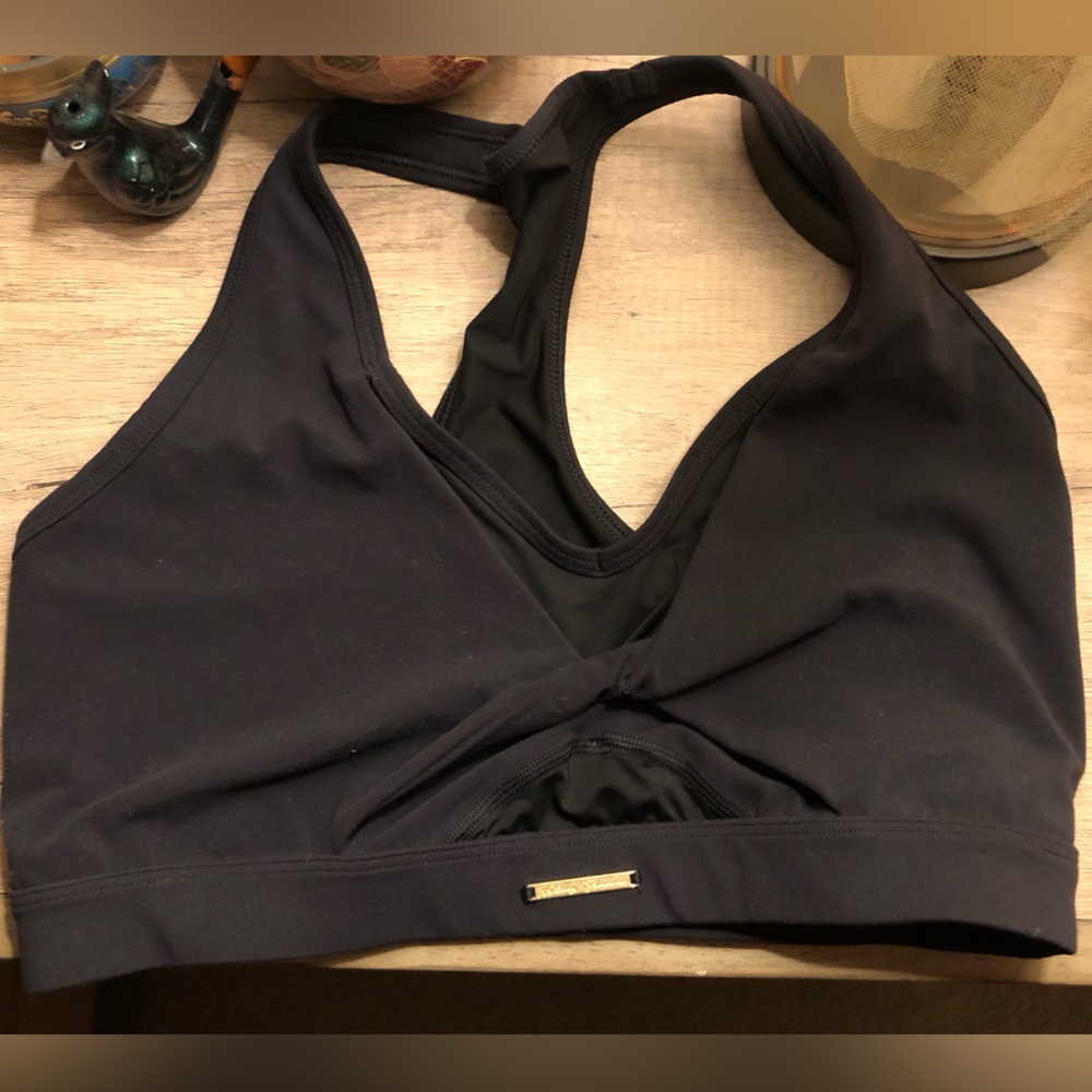 Gymshark Whitney Simmons Mesh Sports Bra Black Medium